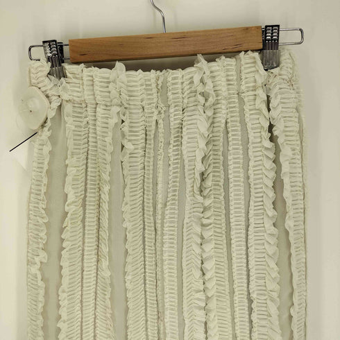 ショコラフィネローブ chocol raffine robe 25SS ジャガード ストライプ フリル Iライン スカート レディース  F